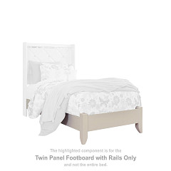                                                  							Dreamur Twin Panel Footboard with R...
                                                						 