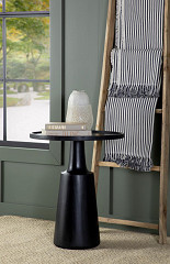                                                  							Accent Table, Black Stain, 20.00 X ...
                                                						 