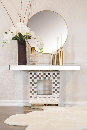 Console, Silver, 47.00 X 14.00 X 31.50"H