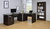 Skylar Contemporary Cappuccino Computer Desk, 55.00 X 27.50 X 30.75"H - 2