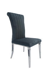 Dining Chair (Pack of 2), Steel Gre...