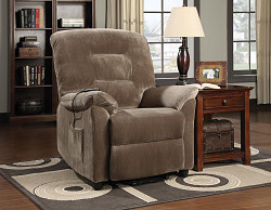 Casual Brown Sugar Power Lift Recli...