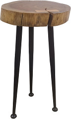                                                  							ACCENT TABLE, NATURAL/BL;ACK, 12.00...
                                                						 