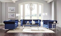                                                  							Sofa (Blue), 82.75 X 34.50 X 30.25"...
                                                						 