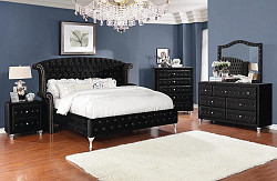                                                  							Deanna Bedroom Five Piece Set Black
                                                						 