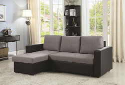                                                  							Everly Casual Grey/Black Sofa, 80.5...
                                                						 