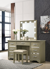 VANITY
STOOL, CHAMPAGNE, 16.00 X ...