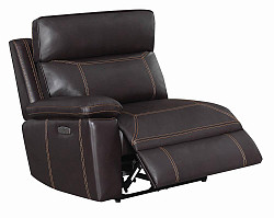                                                  							Albany LAF Brown Dual Power Recline...
                                                						 