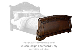                                                  							North Shore Queen Sleigh Footboard
                                                						 