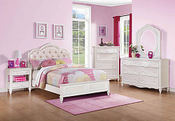 Caroline White Full Bed, 59.00 X 81...