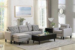                                                  							Metro Upholstered Tufted Accent Cha...
                                                						 