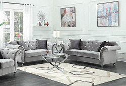                                                 							Frostine Grey Two-Piece Living Room...
                                                						 