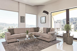                                                  							Tess Casual Grey Sectional, 112.00 ...
                                                						 
