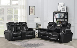 Dual Power Loveseat (Black), 74.00 ...