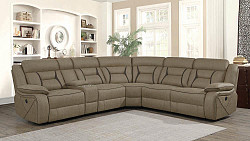                                                  							Higgins Casual Tan Motion Sectional...
                                                						 