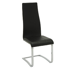                                                  							Dining Chair, Black 17.00 X 22.75 X...
                                                						 