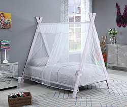 Georgina Pink Twin Tent Bed, 77.75 ...