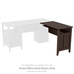                                                  							Camiburg Home Office Desk Return
                                                						 