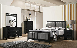 Carlton Full Bed Black, 57.00 X 80....
