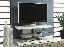                                                  							Contemporary Glossy White TV Consol...
                                                						 