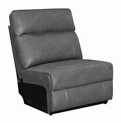                                                  							Albany Grey Armless Chair, 30.75 X ...
                                                						 