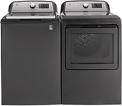                                                  							GE Washer & Dryer Diamond Gray
                                                						 