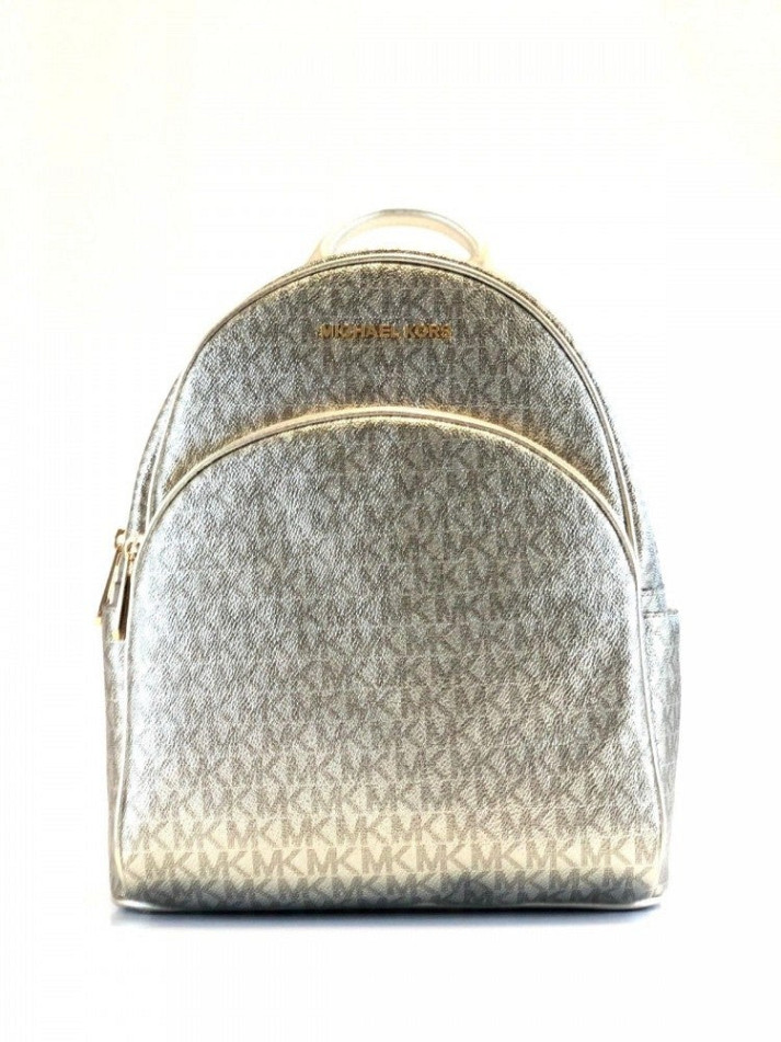 Michael Kors Abbey Gold Backpack