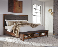                                                  							Ralene Queen Upholstered Panel Bed
                                                						 