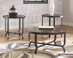                                                  							Ferlin Occasional Table Set (3/CN)
                                                						 