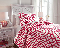                                                  							Loomis Twin Comforter Set
                                                						 