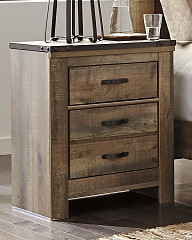                                                  							Trinell Two Drawer Night Stand
                                                						 