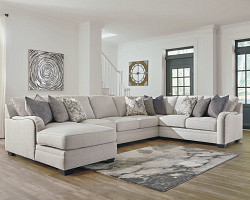                                                  							Dellara 5-Piece Sectional with Chai...
                                                						 