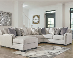                                                  							Dellara 4-Piece Sectional with Chai...
                                                						 
