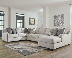                                                  							Dellara 5-Piece Sectional with Chai...
                                                						 