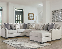                                                  							Dellara 4-Piece Sectional with Chai...
                                                						 