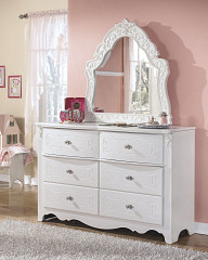                                                  							Exquisite Dresser and Mirror
                                                						 