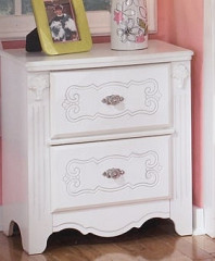                                                  							Exquisite Two Drawer Night Stand
                                                						 