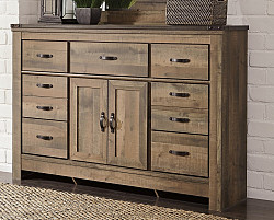                                                  							Trinell Dresser with Fireplace Opti...
                                                						 