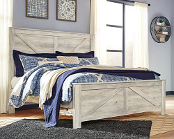                                                  							Bellaby Queen Crossbuck Panel Bed
                                                						 