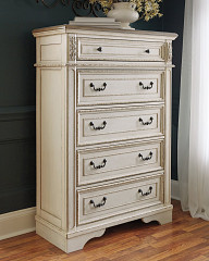                                                  							Realyn Five Drawer Chest
                                                						 