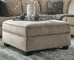                                                  							Bovarian Ottoman With Storage
                                                						 