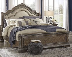 Charmond Queen Upholstered Sleigh B...