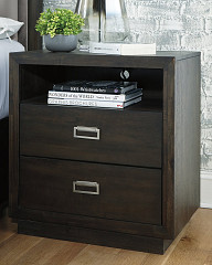                                                  							Hyndell Two Drawer Night Stand
                                                						 