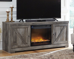                                                  							Wynnlow 63" TV Stand with Electric ...
                                                						 