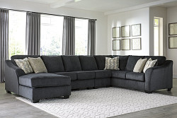                                                  							Eltmann 4-Piece Sectional with Chai...
                                                						 