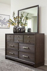                                                  							Brueban Dresser and Mirror
                                                						 