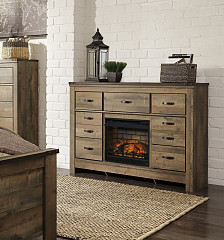                                                  							Trinell Dresser with Electric Firep...
                                                						 