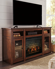                                                  							Harpan 72" TV Stand with Electric F...
                                                						 