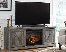                                                  							Wynnlow 63" TV Stand with Electric ...
                                                						 