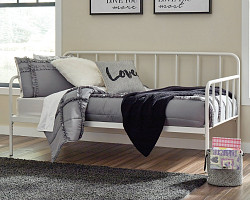                                                  							Trentlore Twin Metal Day Bed w/Plat...
                                                						 